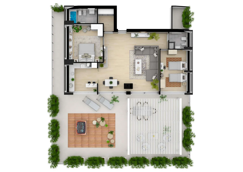 Planimetria — Attico int. 10mq 115 Nord