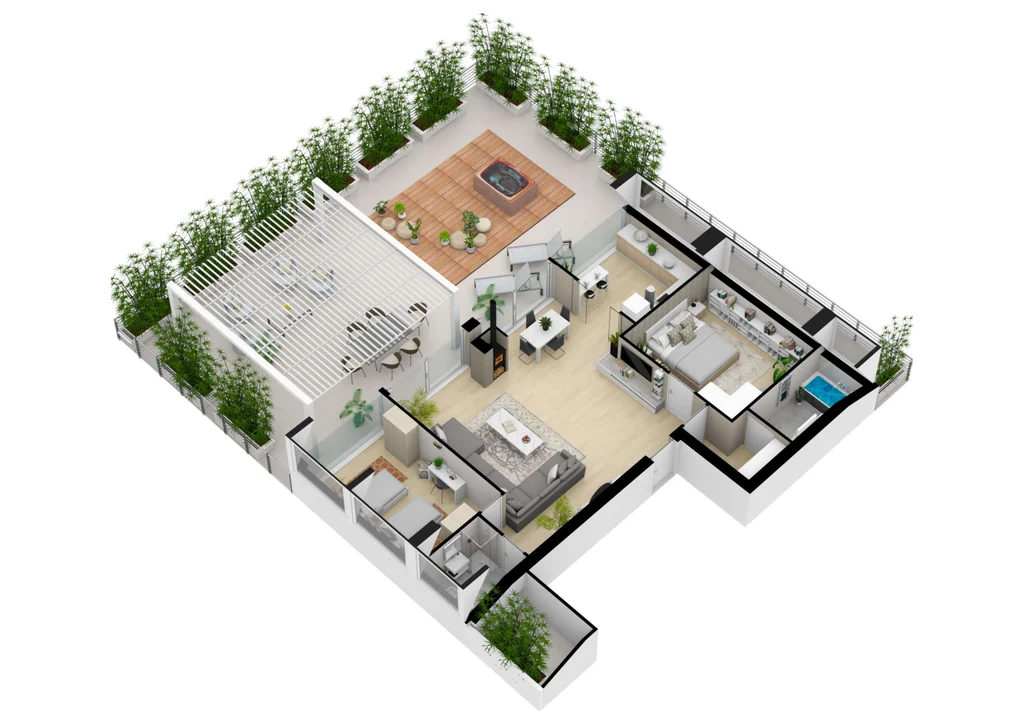 Planimetria — Attico int. 10mq 115 Nord
