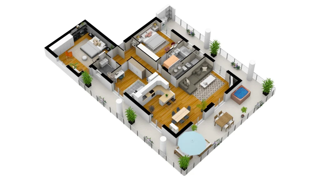 Planimetria — 1-2 Piano int. 8-9 m1 157 Sud