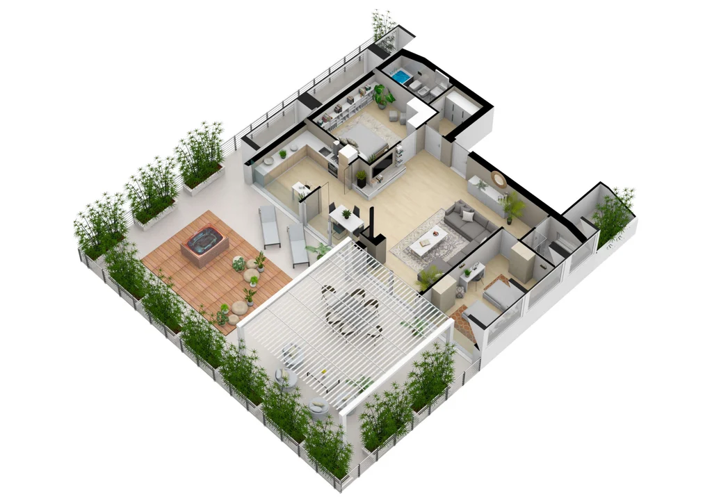 Planimetria — Attico int. 10mq 115 Nord