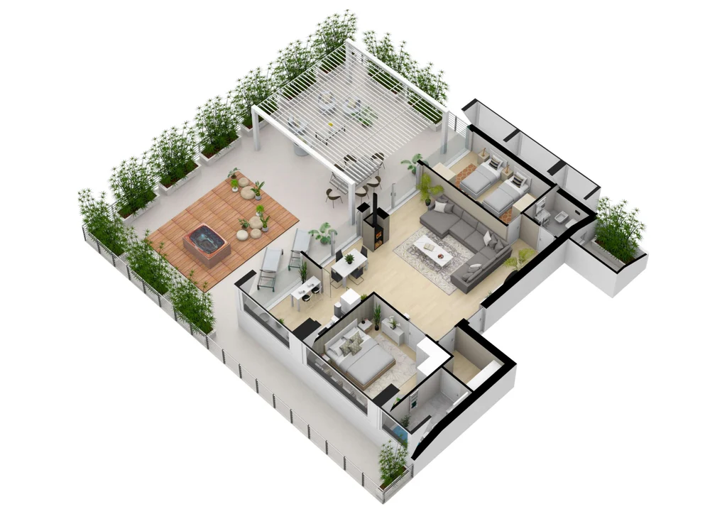 Planimetria — Attico int. 10mq 115 Nord