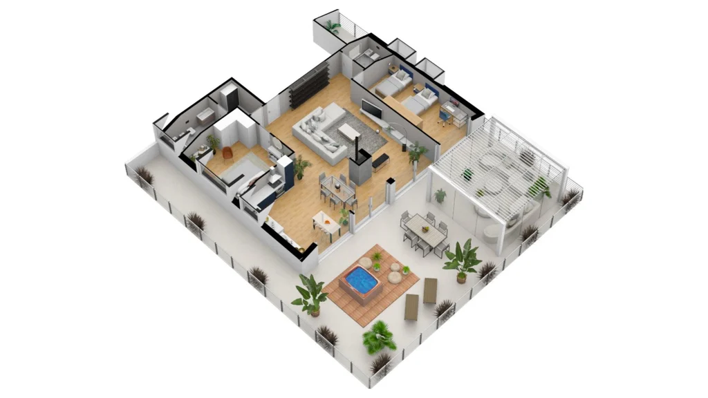 Planimetria — Attico 135mq