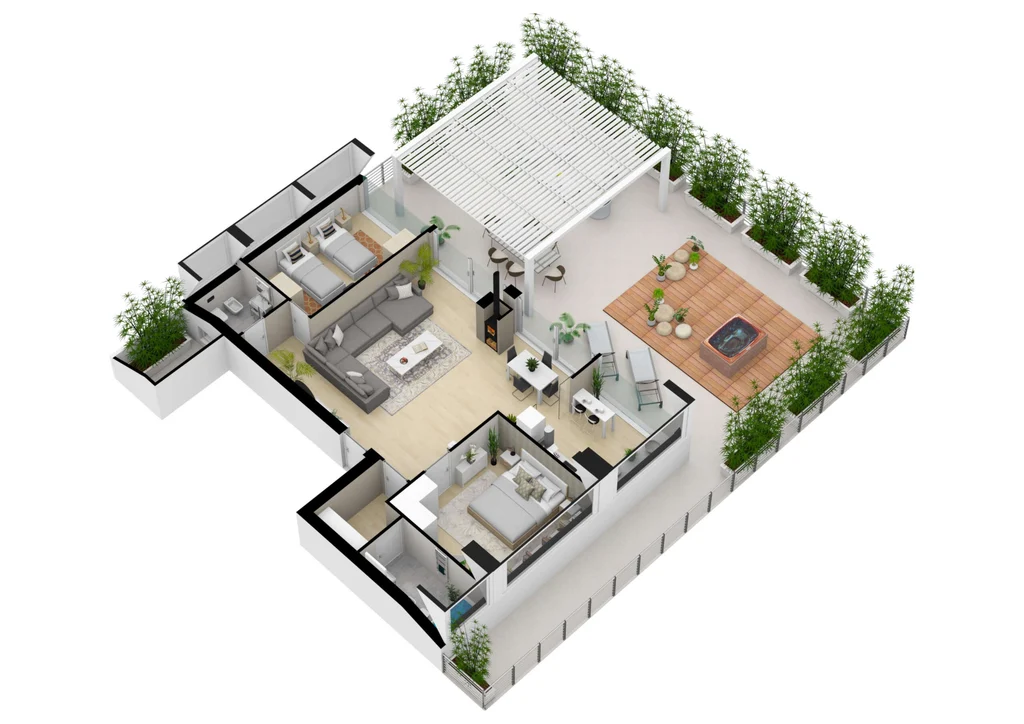 Planimetria — Attico int. 10mq 115 Nord