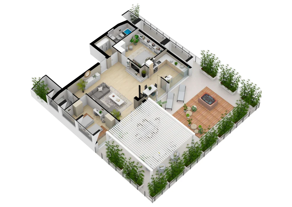 Planimetria — Attico int. 10mq 115 Nord