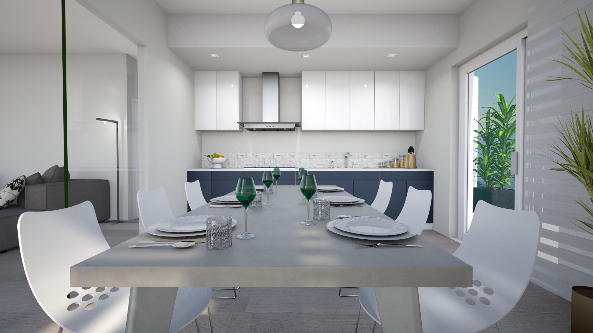cucina vetro A